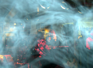A smokey scene in Sempach