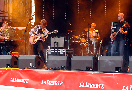 Charlie Morris Band at Fribourg. Photo by Denise.
