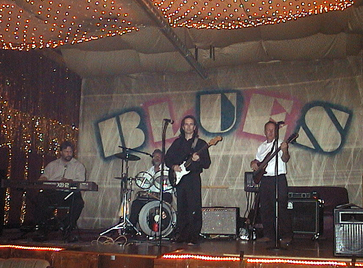 CMB on stage at the Blues Bar