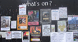Concert posters in Orkney