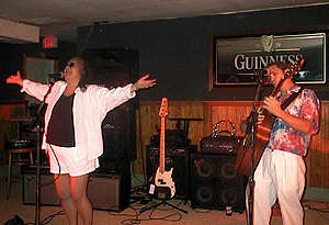 Chuck with Sandy Atkinson