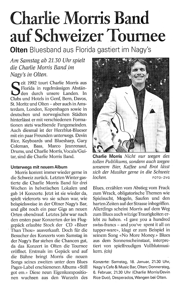 Oltner Tagblatt (CH), 2003