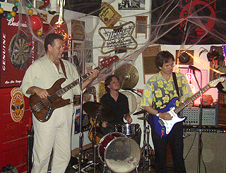 Charlie Morris Band  on stage at Birdy's Roadhouse